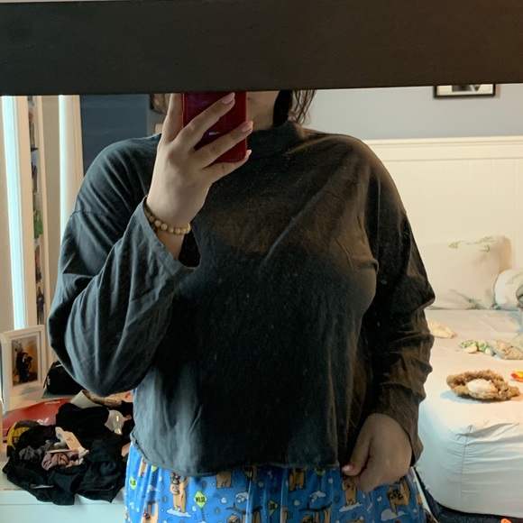 aerie mock neck long sleeve - Picture 3 of 3